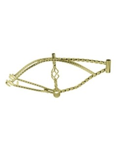 20 Cage Twisted Lowrider Frame Gold.